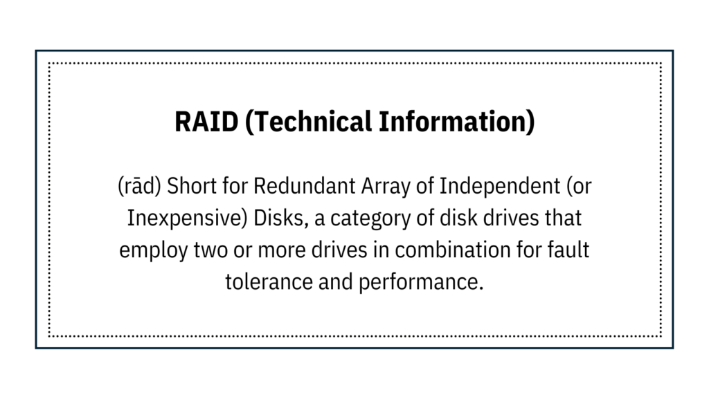 RAID Technical Information