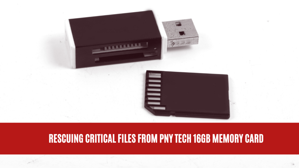 Data Recovery of Critical Files from PNY Tech 16GB Memory Card