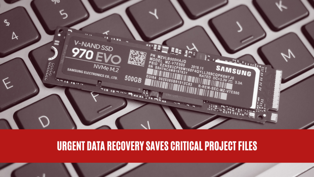Urgent Data Recovery Saves Critical Project Files
