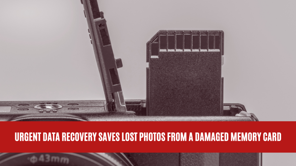 Urgent Data Recovery Saves Lost Photos from a Damaged Memory Card