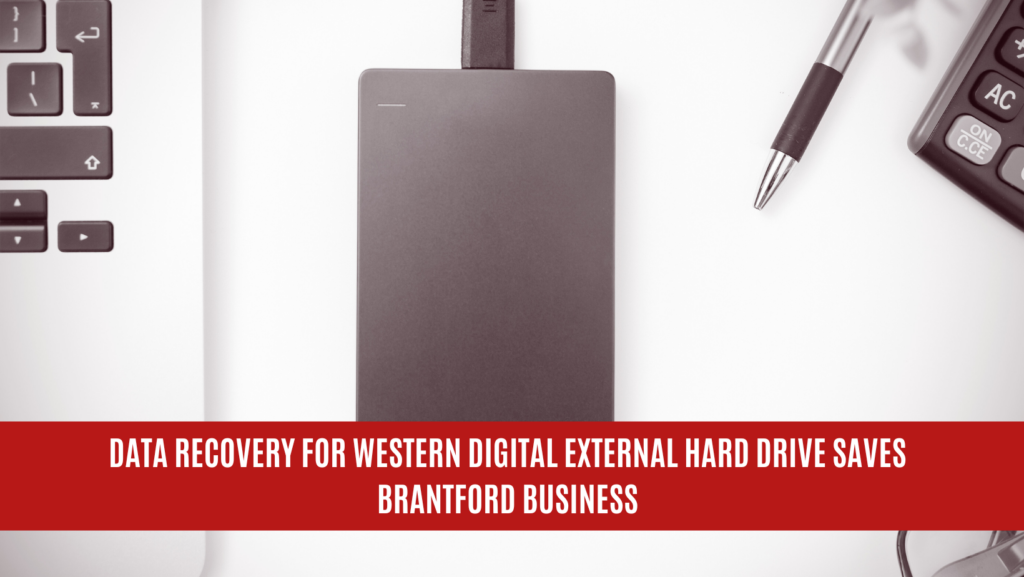 Data Recovery for Western Digital External Hard Drive Saves Brantford Business