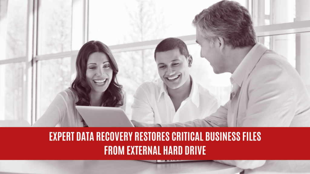 Expert Data Recovery Restores Critical Business Files from External Hard Drive