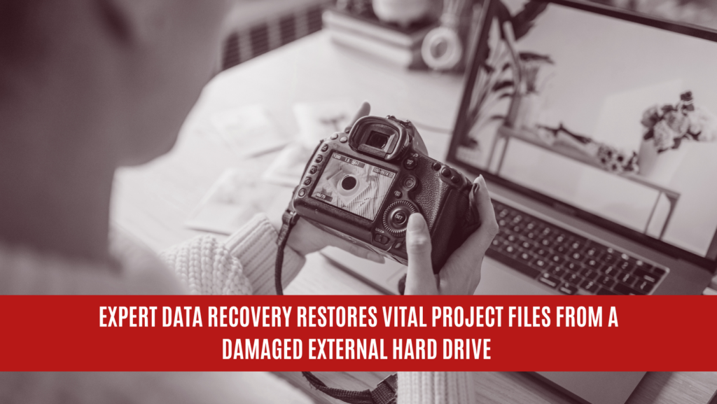 Expert Data Recovery Restores Vital Project Files from a Damaged External Hard Drive