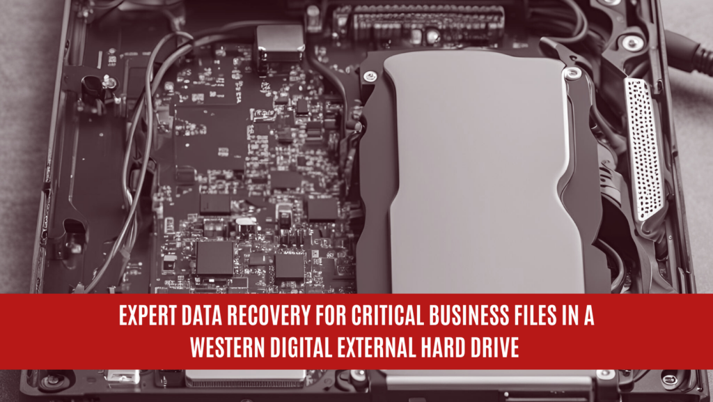 Expert Data Recovery for Critical Business Files in a Western Digital External Hard Drive
