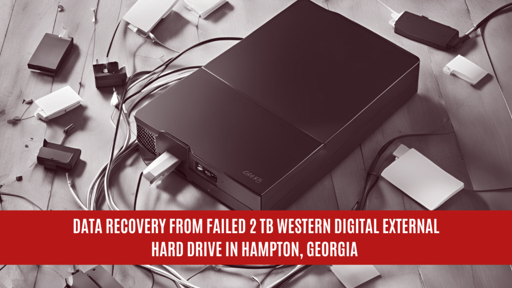 Data Recovery from Failed 2 TB Western Digital External Hard Drive in Hampton, Georgia