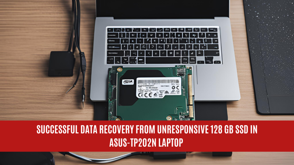 Successful Data Recovery from Unresponsive 128 GB SSD in ASUS-TP202N Laptop