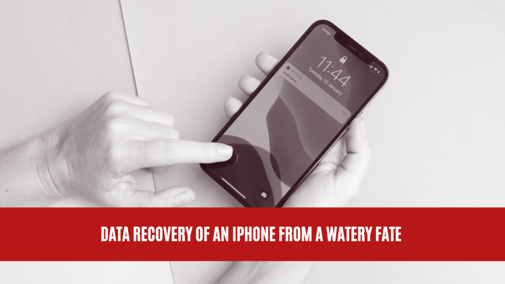 Data Recovery of an iPhone from a Watery Fate