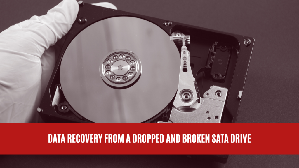 Data Recovery from a Dropped and Broken SATA Drive
