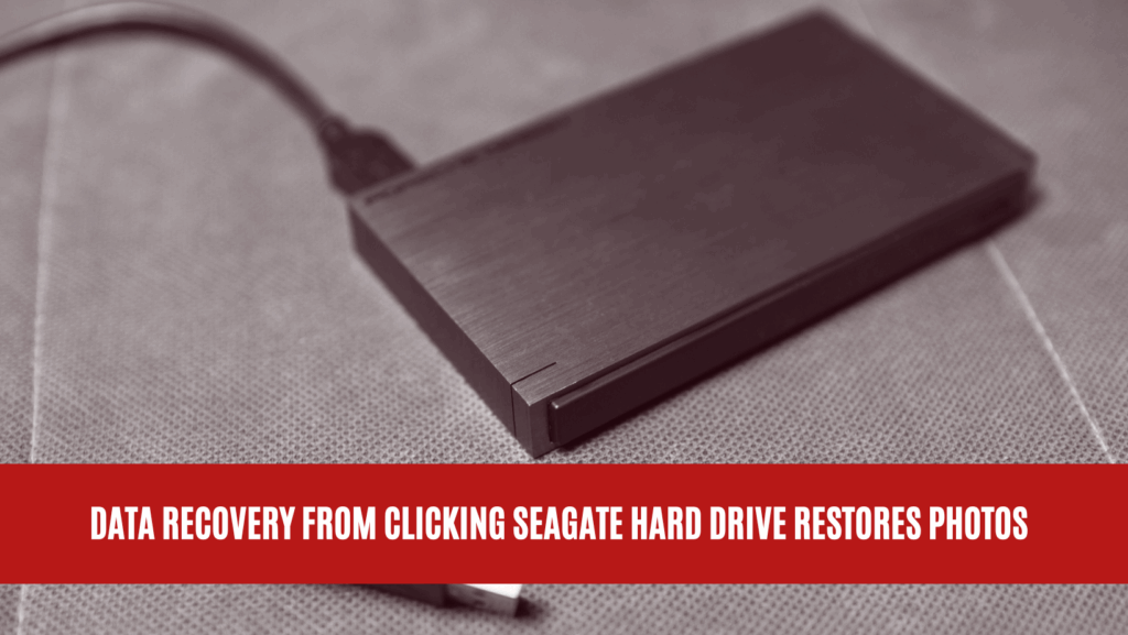 Data Recovery from Clicking Seagate Hard Drive Restores Photos